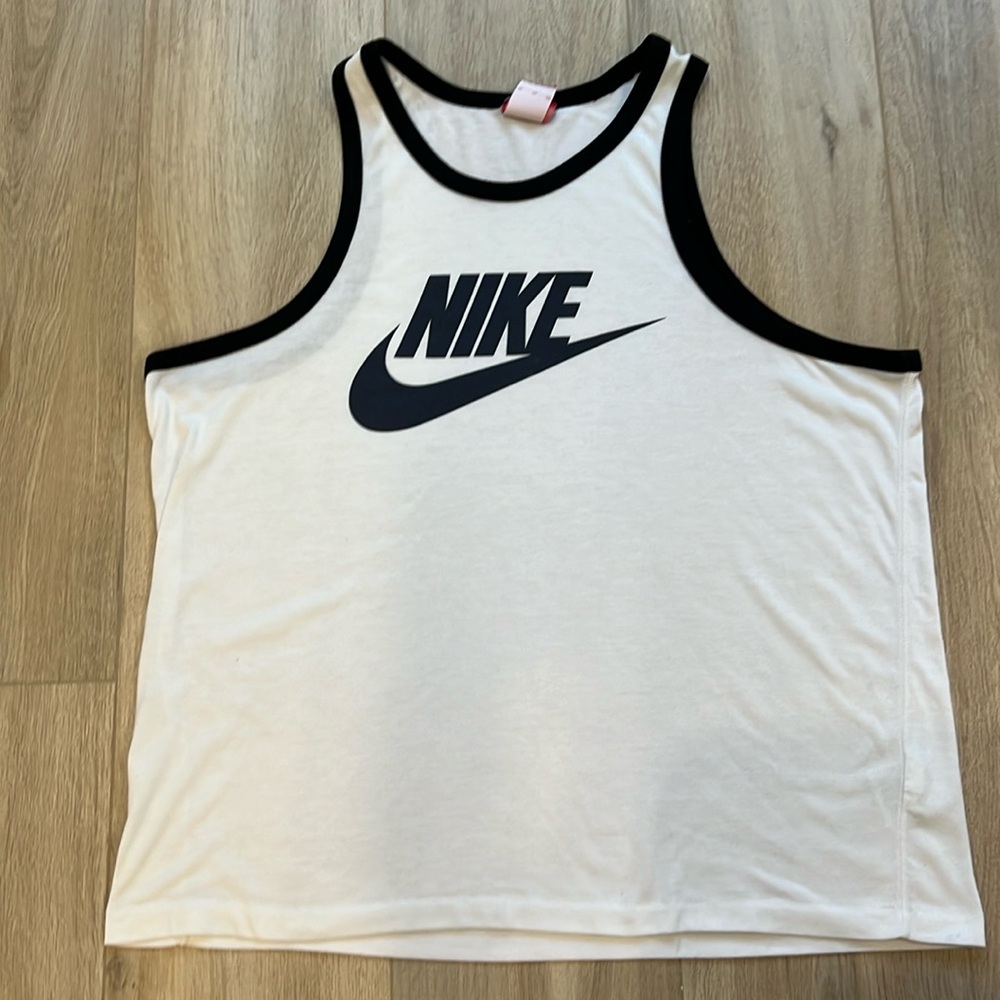NIKE contrast tank top